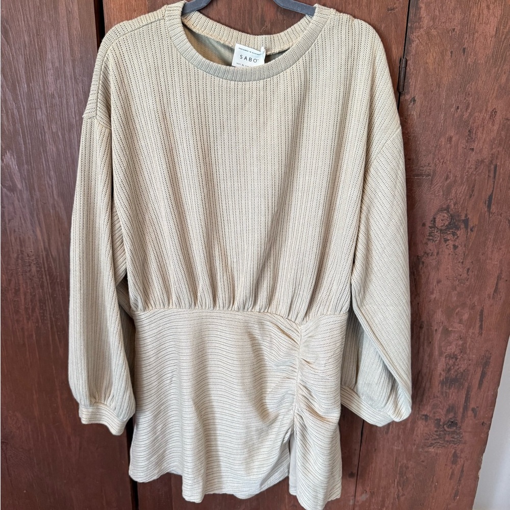 Sabo Skirt Beige Mini Dress